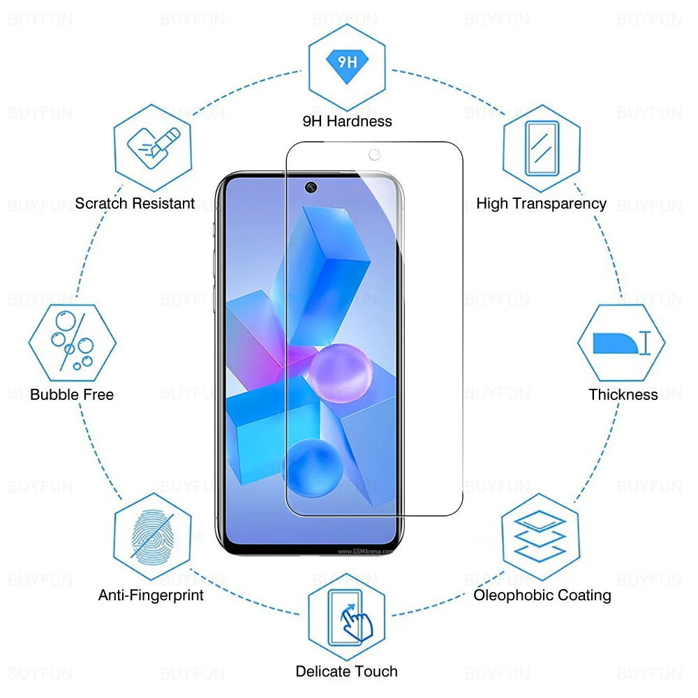 Ochraniacz ekranu dla Infinix Hot 40 40Pro 4G szkło hartowane dla Infinix Hot40 Hot40Pro Hot40 Pro gorące 40 4g 6.78 "przezroczysta folia