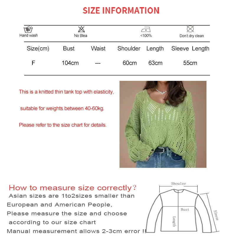 ITOOLIN Women Sexy Hollow Out Knit Sweater V-Neck Loose Batwing Sleeve Pullovers Top Casual Shirt For Women 2024 Spring Summer