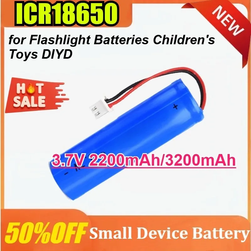 

ICR18650 3,7 В аккумулятор 3200 мАч литиевая аккумуляторная батарея ICR18650 для фонариков детские игрушки DIYD аккумулятор