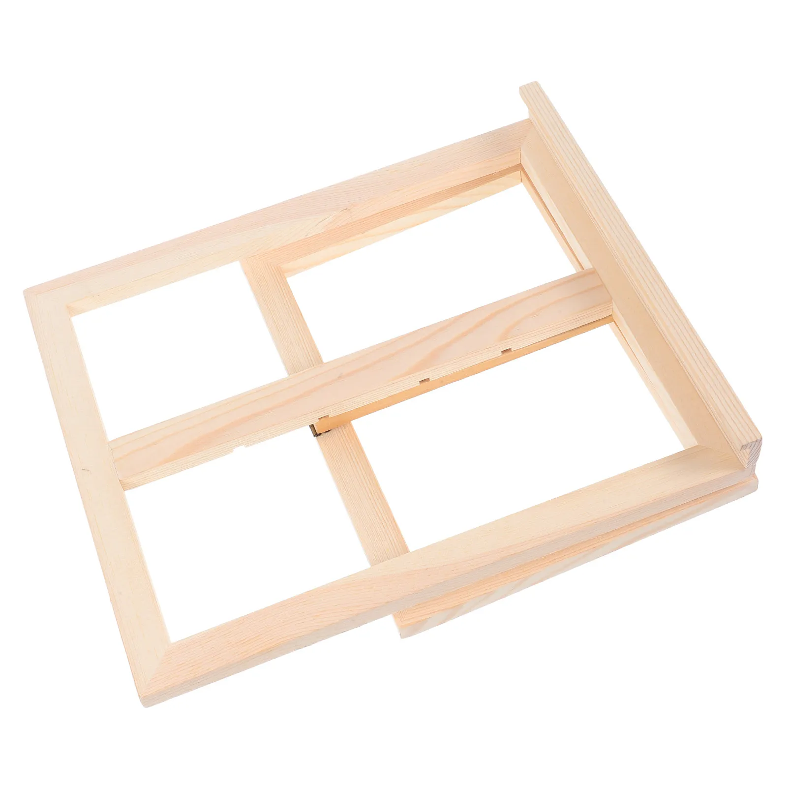 Sturdy Solid Wood Tabletop Easel Adjustable Height Folding Design for Painting Display Cooking Recipes Textbooks Tablets Artists