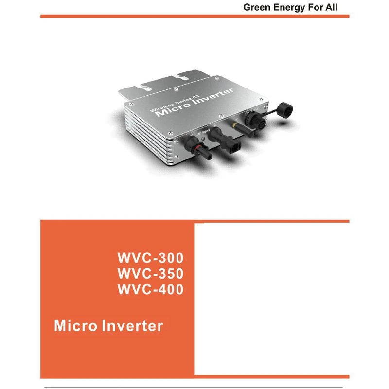 A99E-MPPT Grid Tie Solar PV Inverter With Tuya APP Micro-Type PV Solar Converter DC22-60V To AC220V 110V For PV Panels