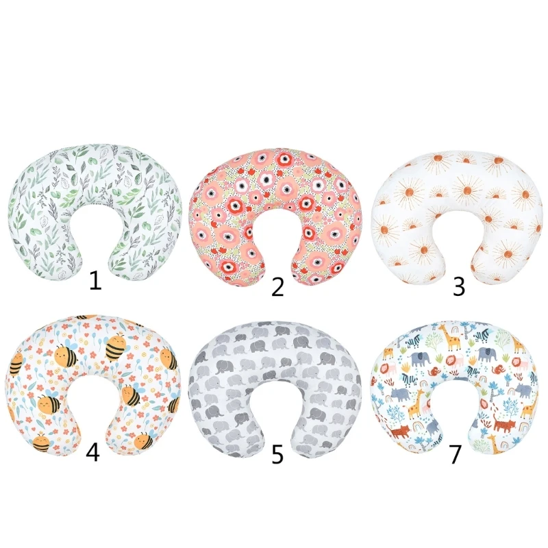 Baby Nursing Pillow Cover Detachable Nursing Pillow Sleeve Mom Breastfeeding Cushion Case Pillow Slipcover Breathable