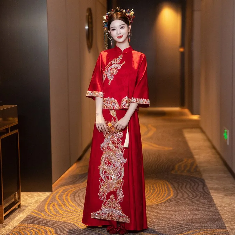 

Новое тостное платье в китайском стиле для человека, чтобы взять с собой