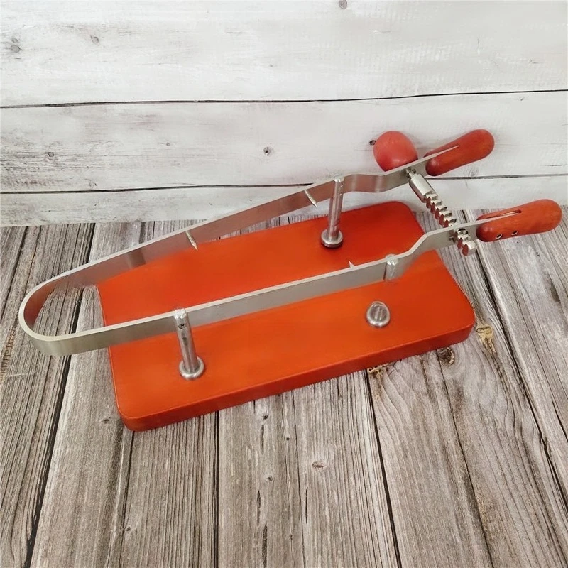 Ham rack boneless with bone dual purpose lamb leg seat rubber wood baseplate