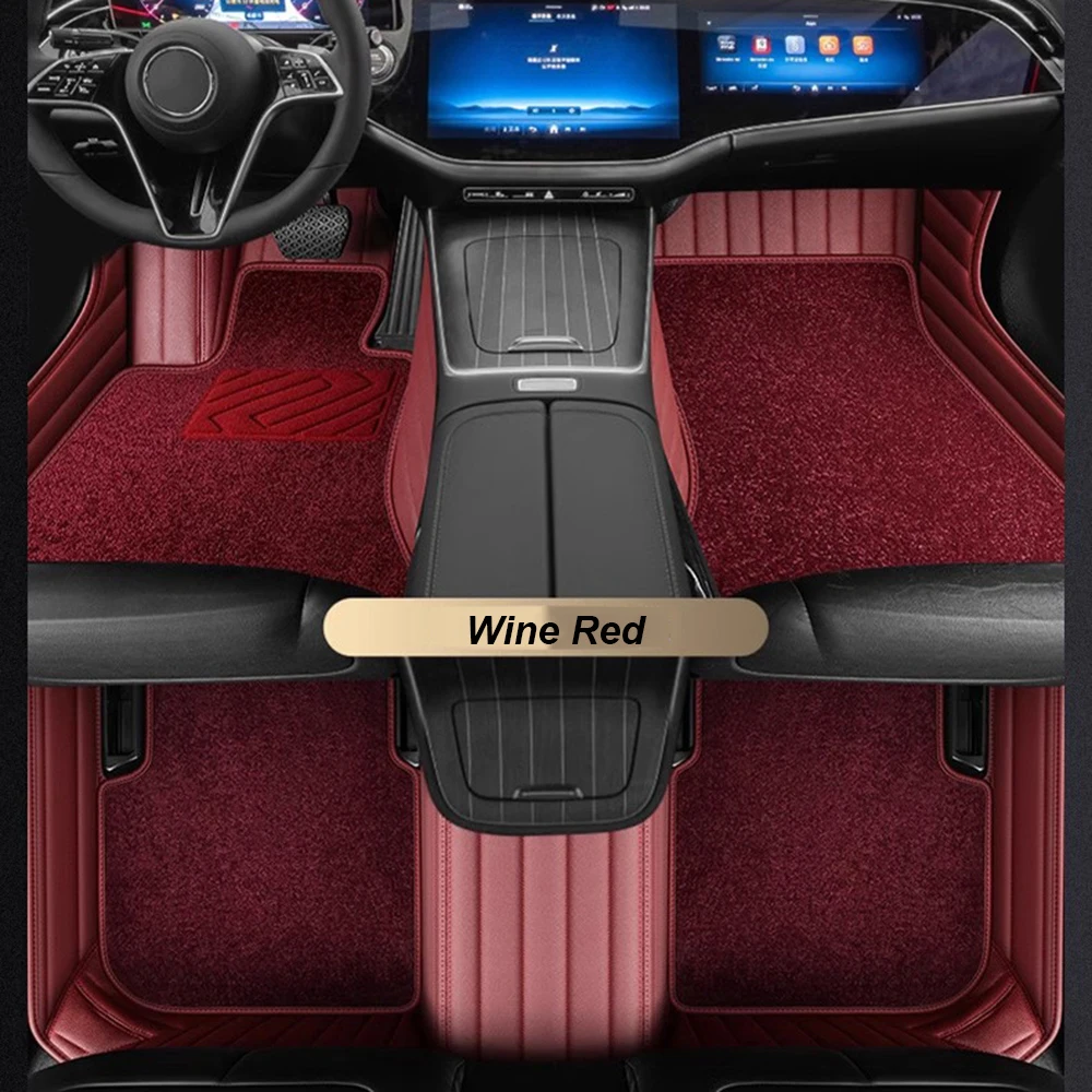 

Double layer For Honda Accord 6th 7th 8th 9th 10th 11th Auto Custom Car Floor Mats Carpets Coche Accessories voiture liners