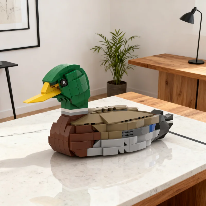 

Набор строительных блоков MOC Mallard Creator, 301 деталь, DIY подарок, креативный коллекционный декор, премиум-класс, для взрослых и детей, для дома и офиса
