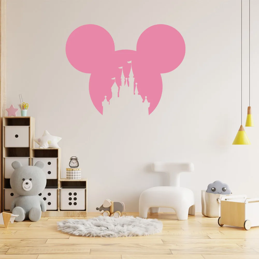 

1 pc pretty The castle in the head of a rat customize name Vinyl Wallpaper Roll Furniture Decorative Kids Room Nature Wallpaper