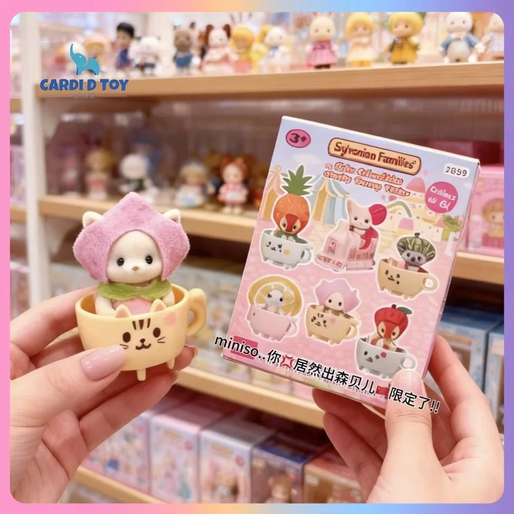 Nuovo autentico Sylvanian Families Piccolo treno Milo Max Cakebread Barboncino Fai finta di giocare Sylvanian Famiglia Mobili Giocattoli Regalo Giocattolo