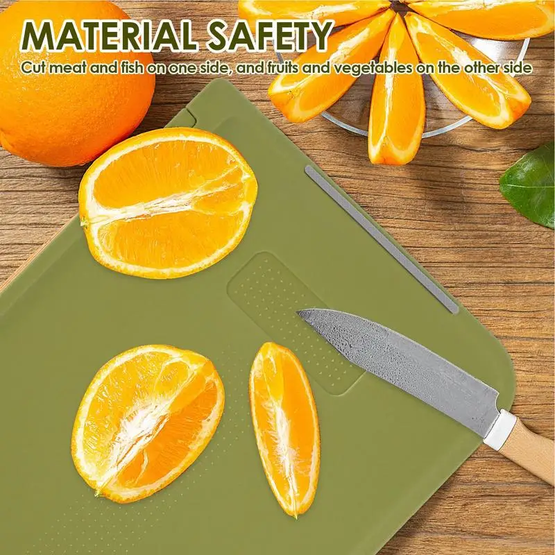 

Steel Chopping Boards For Kitchen Double Sided Metal Cutting Mats Fruit Cutting Block Pastry Board For Meat Fruits Vegetables