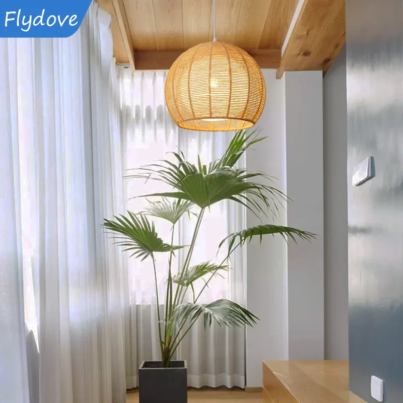 

Japanese Style Modern Indoor Lighting Pleated Design Hemp rope LED Ceiling Lights Living Room Bedroom Study Home Decor Fixtures