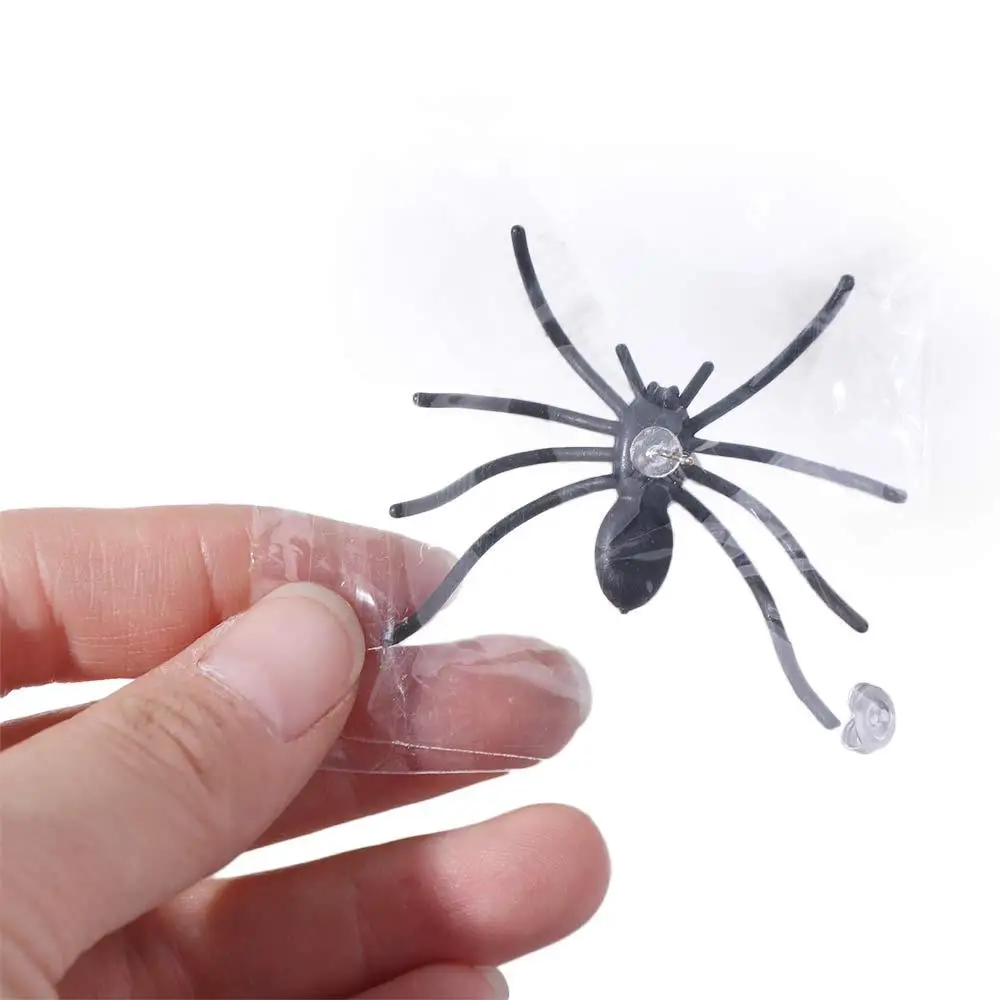 Men Hiphop Spider Earrings Metal Horrible Stud Earrings Faux Punk Spider Ear Stud Earrings Hallowmas