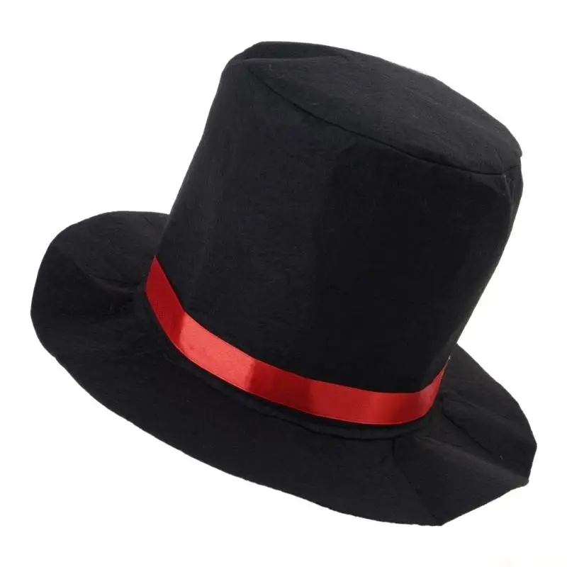 31BF Unisex Retros Hat Magicians Hat Party Performances Hat Costume Accessory for Professional Magicians and Enthusiasts
