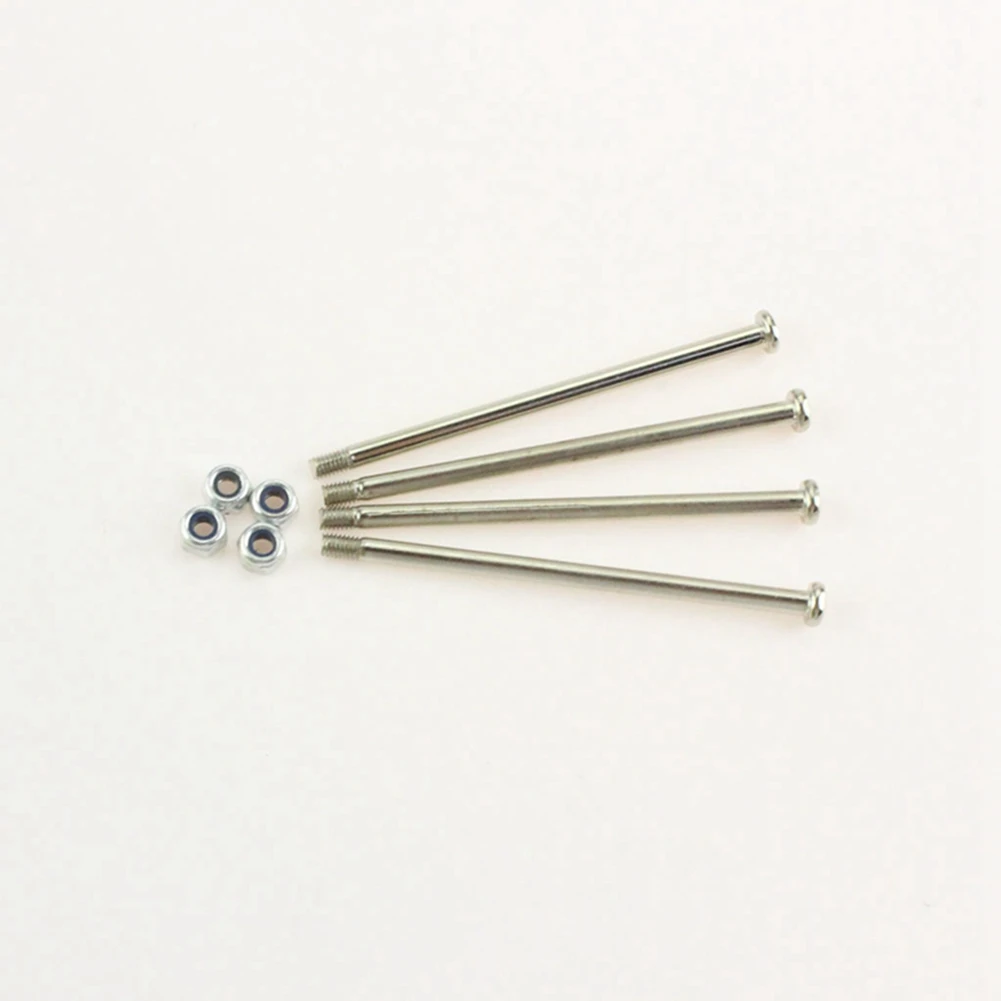 AINY-서스펜션 암 힌지 핀 힌지 핀 + M3 NUT 용 Wltoys 104001 104002 104072 1/10 RC 자동차 예비