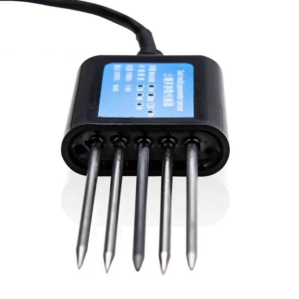 RS485 five-pin soil sensor PH EC Temperature Nitrogen phosphorus and potassium agriculture measure soil comprehensive sensor