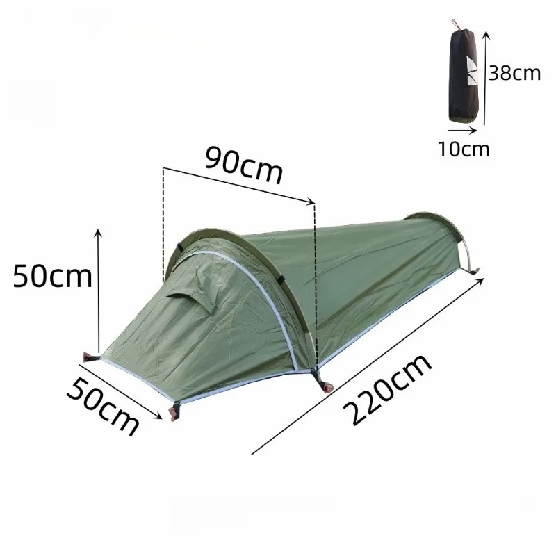 

Outdoor ultra-lightweight mountaineering equipment supply list 1 person camping camping small sleeping bag tent
