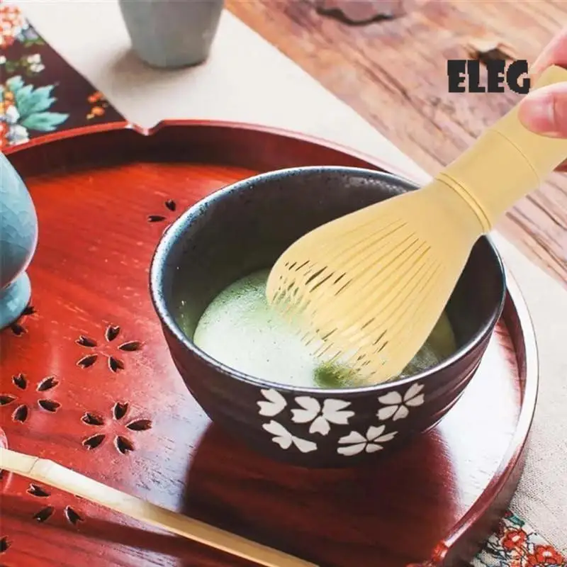 

ELEG-2PCS PP Resin Matcha Whisk Chasen Brush Tools For Matcha Green Tea Powder Reusable Powder Whisk Prepare