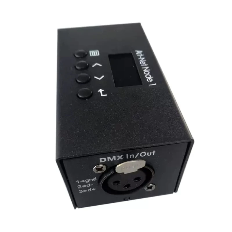 1-Port Art-Net to DMX512 Converter – Network Gateway/Node for Stage Lighting, Ethernet to DMX Decoder, 1 Universe