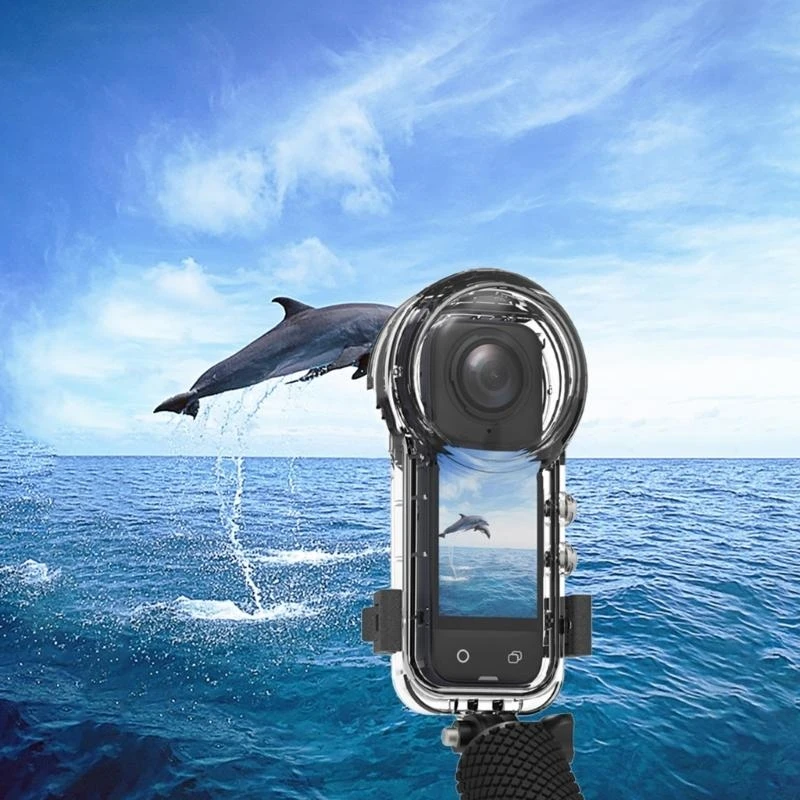 B2EF Invisible 360 ​​Camera Case per Copertura completa prova goccia per graffi 50m