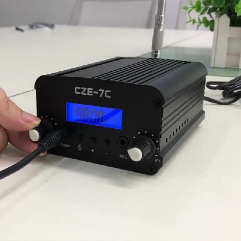 

7W FM Transmitter 7Watts 76-108MHz PLL Stereo Radio For Radio Station
