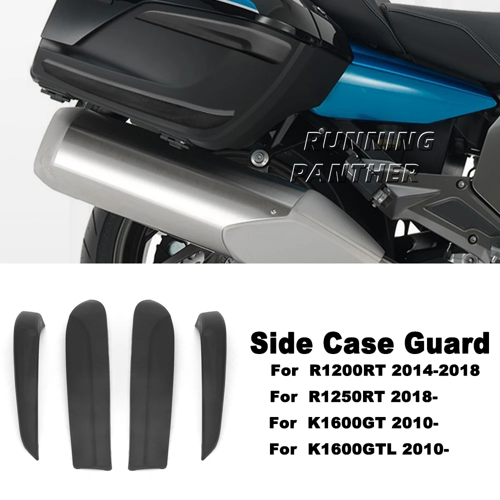 Motorcycle Side Trunk Panel Case Protector Fairing Cover Guard For BMW K1600GT K1600GTL K1600 GT GTL 2010- R1200RT R1250RT