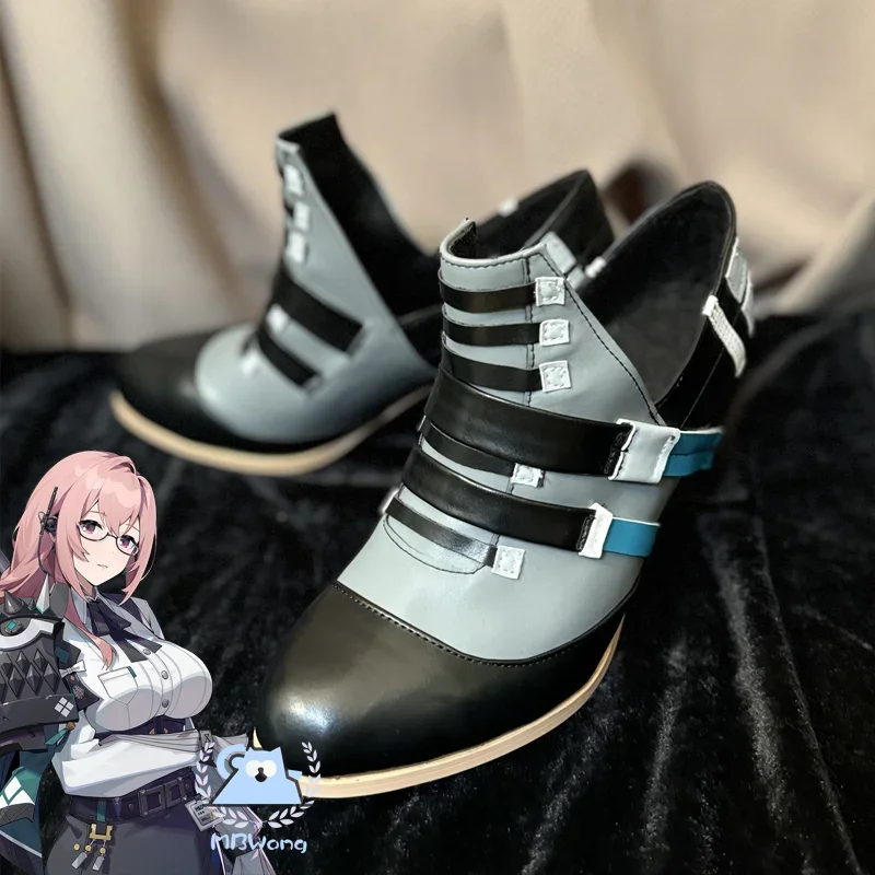 

FC6Game Zenless Zone Zero Tsukishiro Yanagi Cosplay Shoes High Heeled Shoes For Halloween Carnival Tsukishiro Yanagi Role P@FC8！
