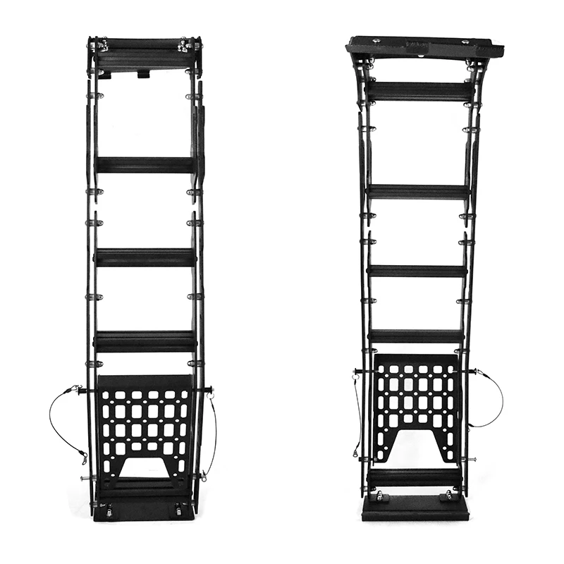 

Modified Off-road Black Steel Tail Gate Ladder Car Ladder for Toyota 4runner 2010-2023