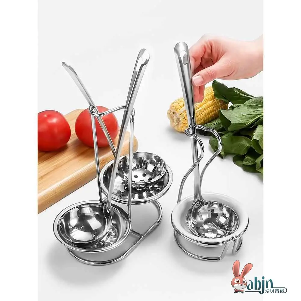 

Stainl Steel Soup Spoon Holder Restaurant Hotel Public Spoon Hanging Ra Dining Utensils Cage/Acory from China