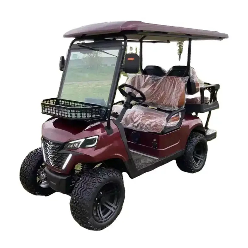 Hot Selling 4/6 Seater Electric Golf Cart Hunting Cart Maximum Speed 50km/H Super Torque Anti Rollover Electric Golf Cart