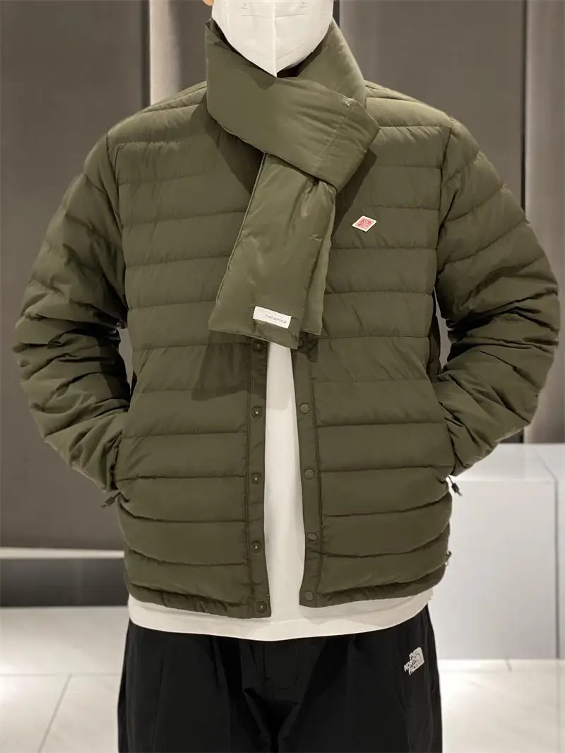 Ultra-Thin Ultra-Warm down Jacket Inner  Unisex Outdoor Wear Lightweight Duck down Filling Youth Fashion Pure Color