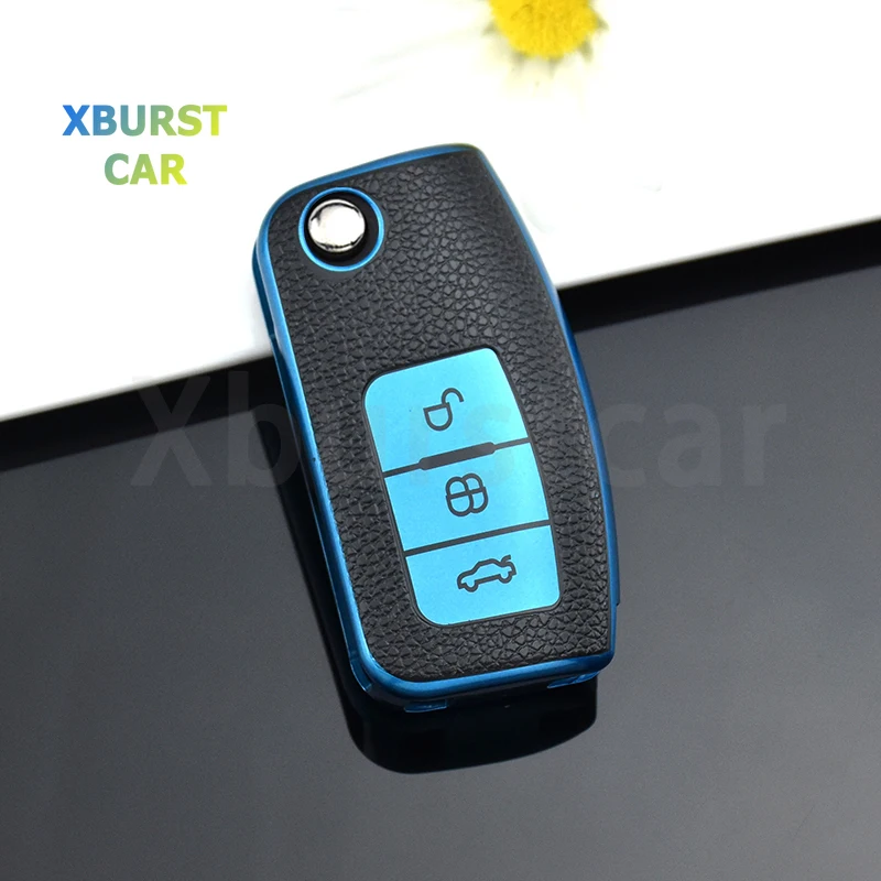 

Кожаный чехол для автомобильного ключа из ТПУ, чехол для ключа для Ford Focus 2 MK2 Fiesta Mondeo Galaxy Ecosport Kuga Escape Falcon B-Max C-Max