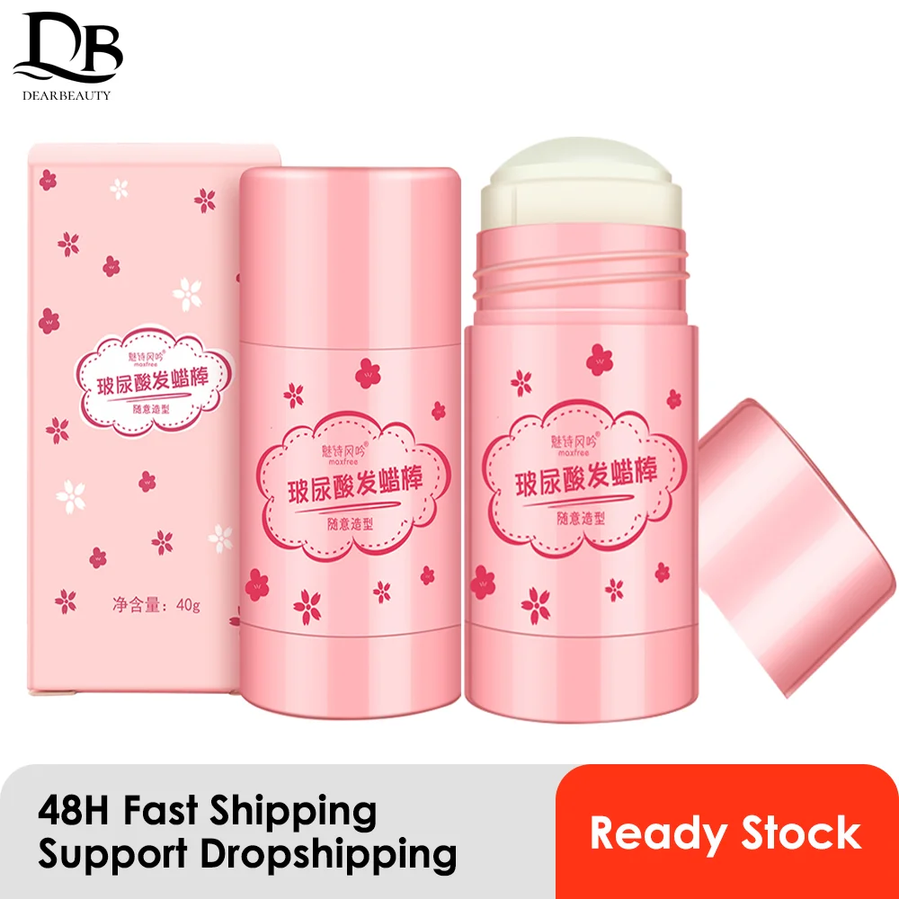 

40 г натурального растительного воска для волос - предотвращает разглаживание вьющихся волос, рассыпчатые волосы - быстрое укладки, нежирный питательный крем-воск для волос