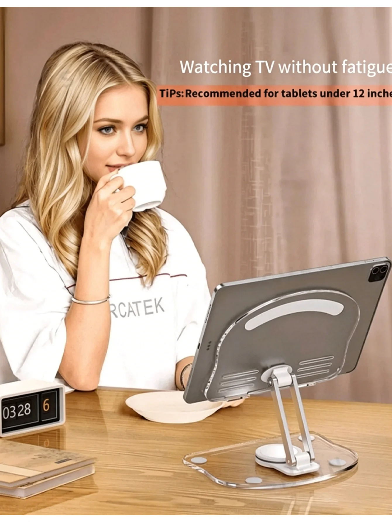 1pc Foldable Stand, Suitable for Various Mobile Phones and Tablets. Portable and Convenient for Use at Home or on the Go.