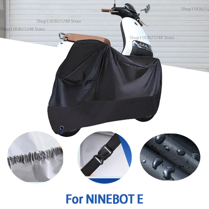 

Полные чехлы для мотоцикла NINEBOT E, автомобильные чехлы на открытом воздухе, защита от солнца, пыли, без ушей, утолщенные оксфордские чехлы, аксессуары
