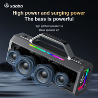 XDOBO Bluetooth Speaker 150W Wireless Subwoofer 18000mAh Deep Bass WIth Two Microphones For Outdoor Home Karaoke Stage Party