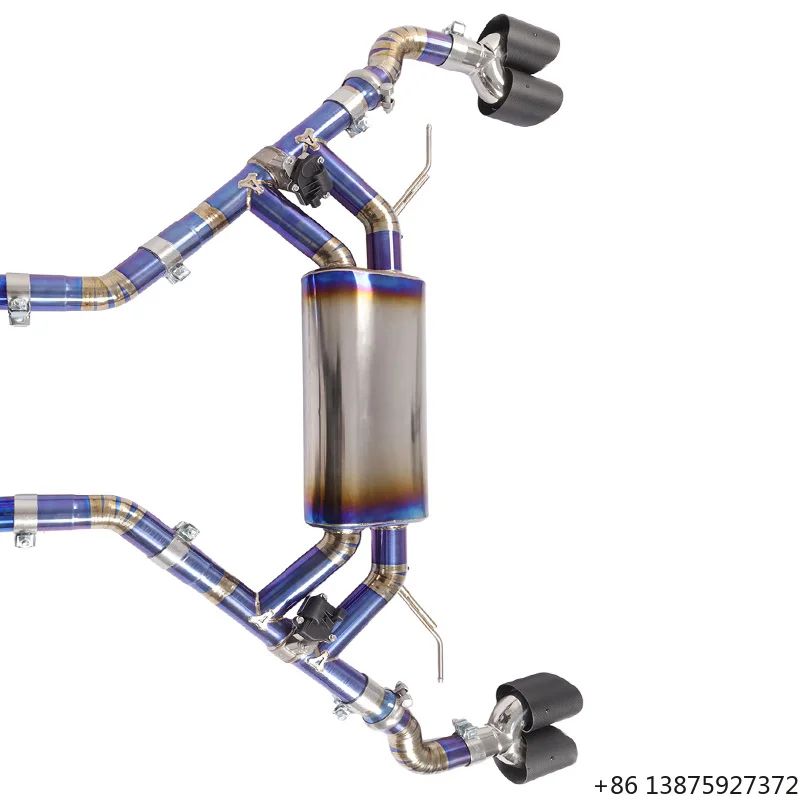 

Titanium Alloy for X5 X6 X7 E70 E71 N55 3.0T Catback Valvetronic Exhaust System Valved Muffler Car Exhaust Pipe Catback