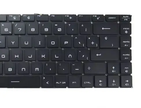 Per-Key RGB Backlit US SP NE JP Keyboard For MSI GS65 Stealth 8SE 8SF 8SG 9SD 9SE 9SF 9SG Thin 8RE 8RF PS42 WS65 WP65 P65