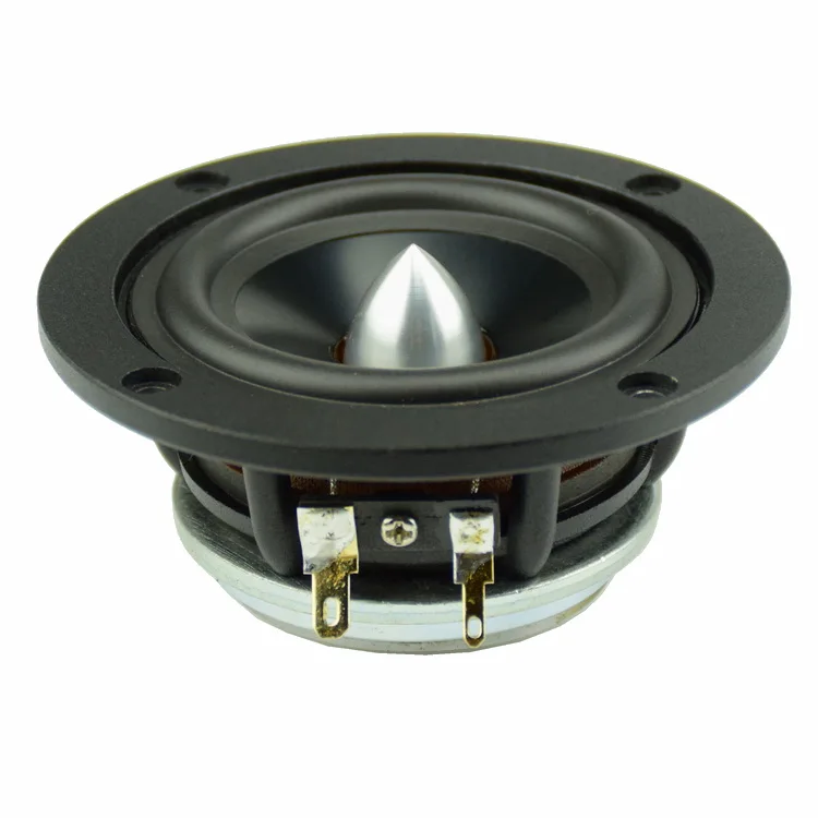 

Neodymium 3 Inch 4ohm/8ohm RMS 15W 88DB Full Range Speaker for Car 98mm Black aluminum basin rubber edge speaker(1pcs speaker)
