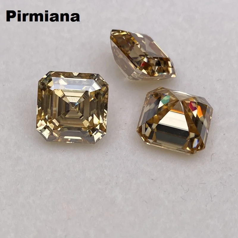 

Pirmiana New Fashion Champagne Color Moissanite Loose Stone For Jewelry Rings Making