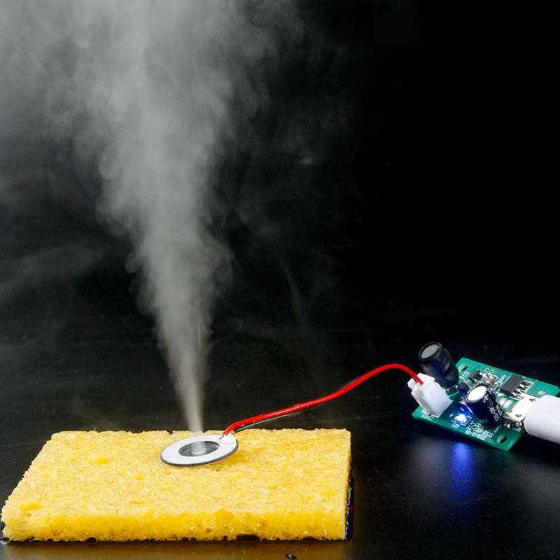USB Humidifier Module Double Spray Atomization Control Board DIY Ultrasonic Nebulizer Type-C Interface Module
