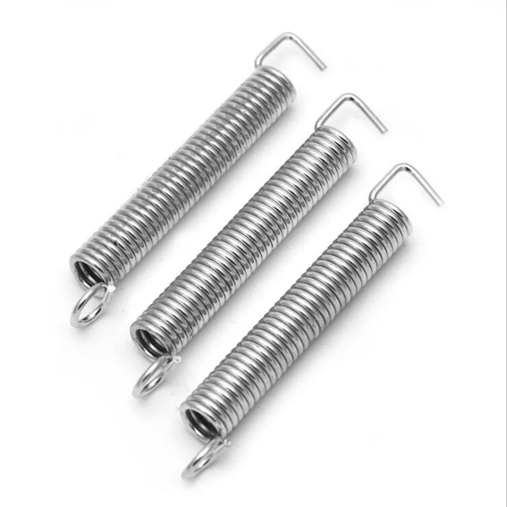 Optimize Your For Fender ST Guitar\'s Tremolo System with this Set of 3pcs Stainless Steel Springs Long Lasting