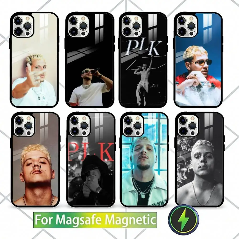 

P-PLK French Rapper M-Mathieu Phone Case For iPhone17,16,15,14,13 Plus,Pro Max Magnetic For Magsafe Wireless Charging
