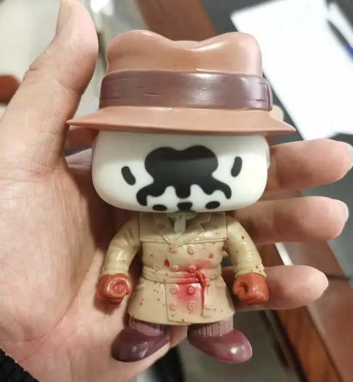 الساعات رورشاخ دكتور مانهاتن المحدودة الإصدار. مجموعة ألعاب نموذج دمية الفينيل #4