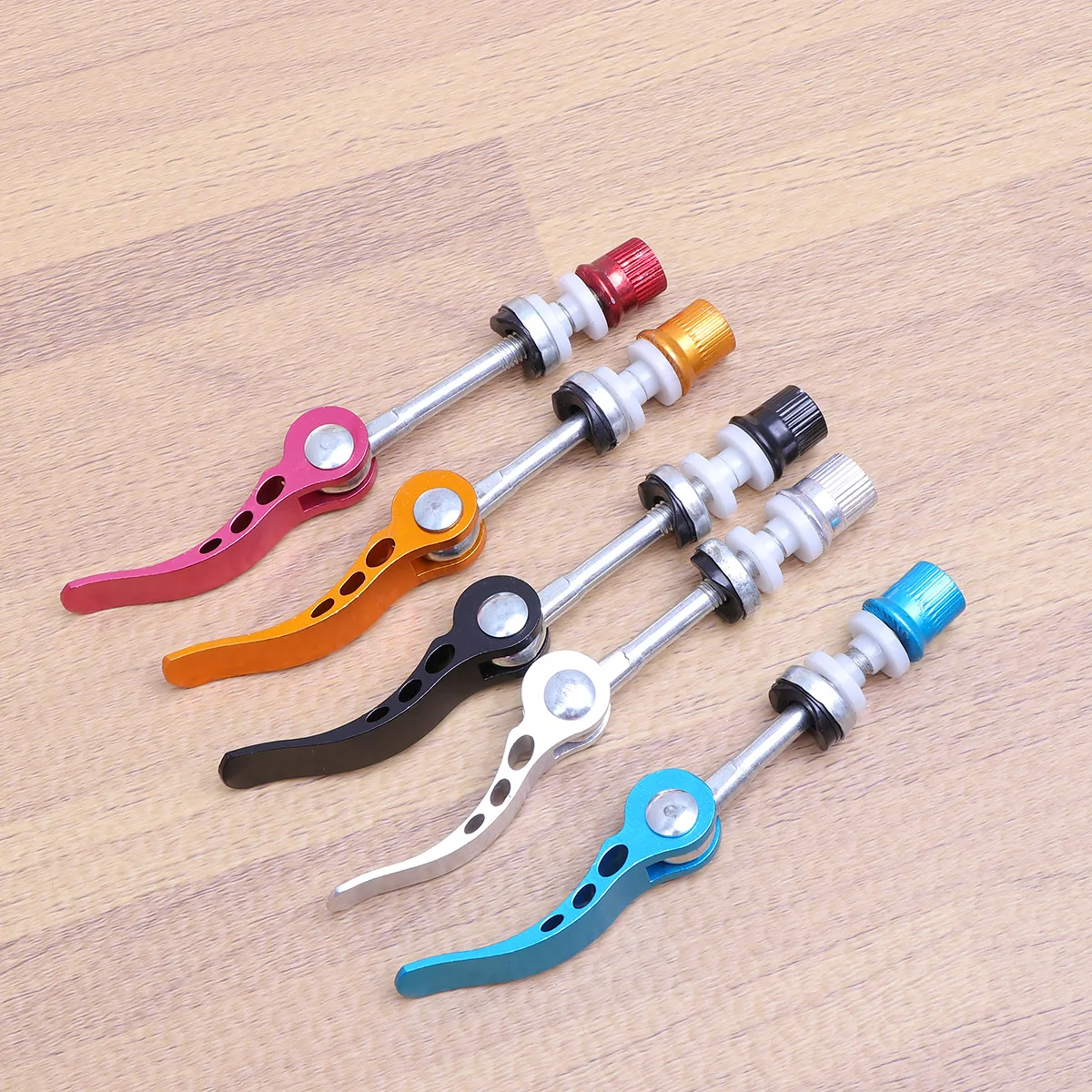

5 Pcs Accessories Quick Release Lever Bolts Bicycle Hub Mountain Bike Cycling Skewer