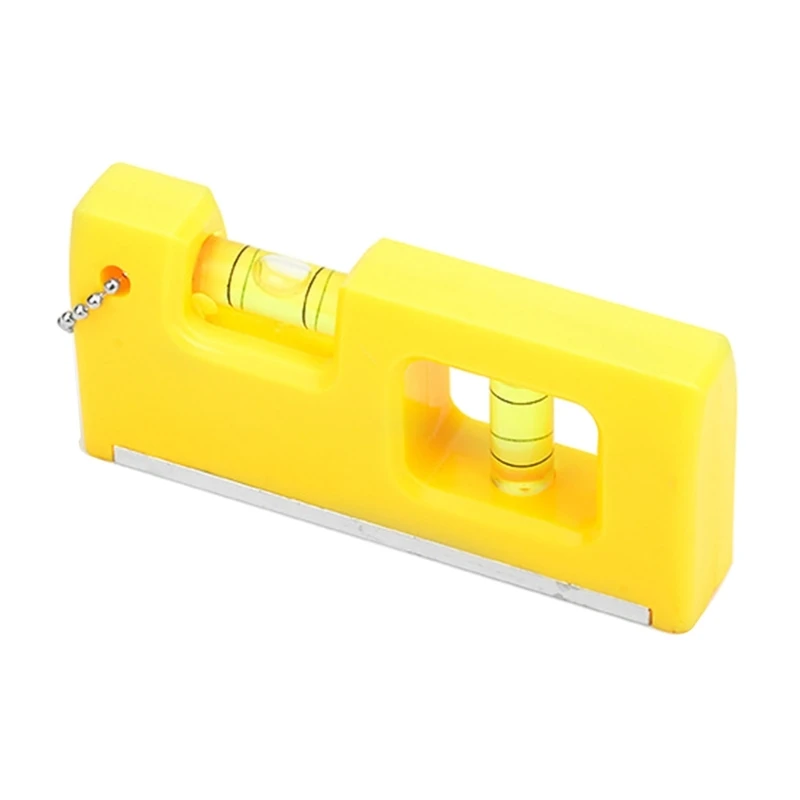 4Inch Torpedoes Level and Ruler, 180/90 Degree Bubble,Level Tool For Leveling, Measuring, Markingand Cutting