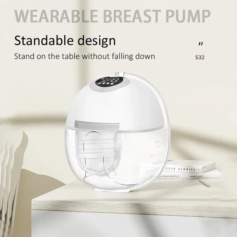 1pc S32 Dual breasts Pump Double breastspump Cheap Electronic breasts Pumps  for mom baby Milk Pumps with 4 modes, 9 levels