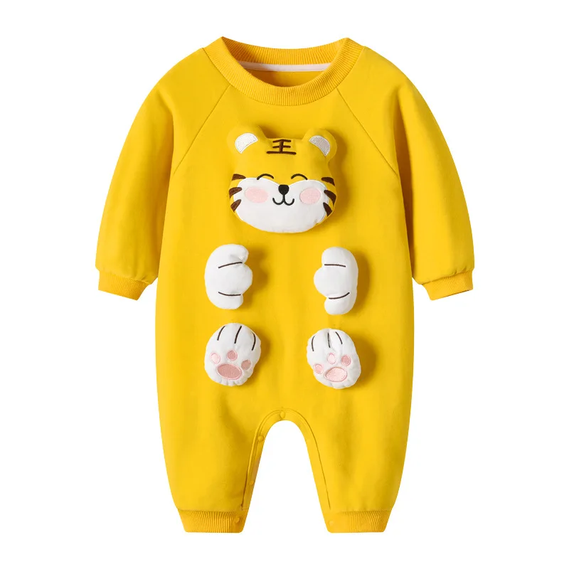 Lovely Tiger Baby Clothes Boys Girls Rompers Onesie Cotton Long Sleeve Newborn Baby Bodysuit 0-3 Years Children\'s Jumpsuits