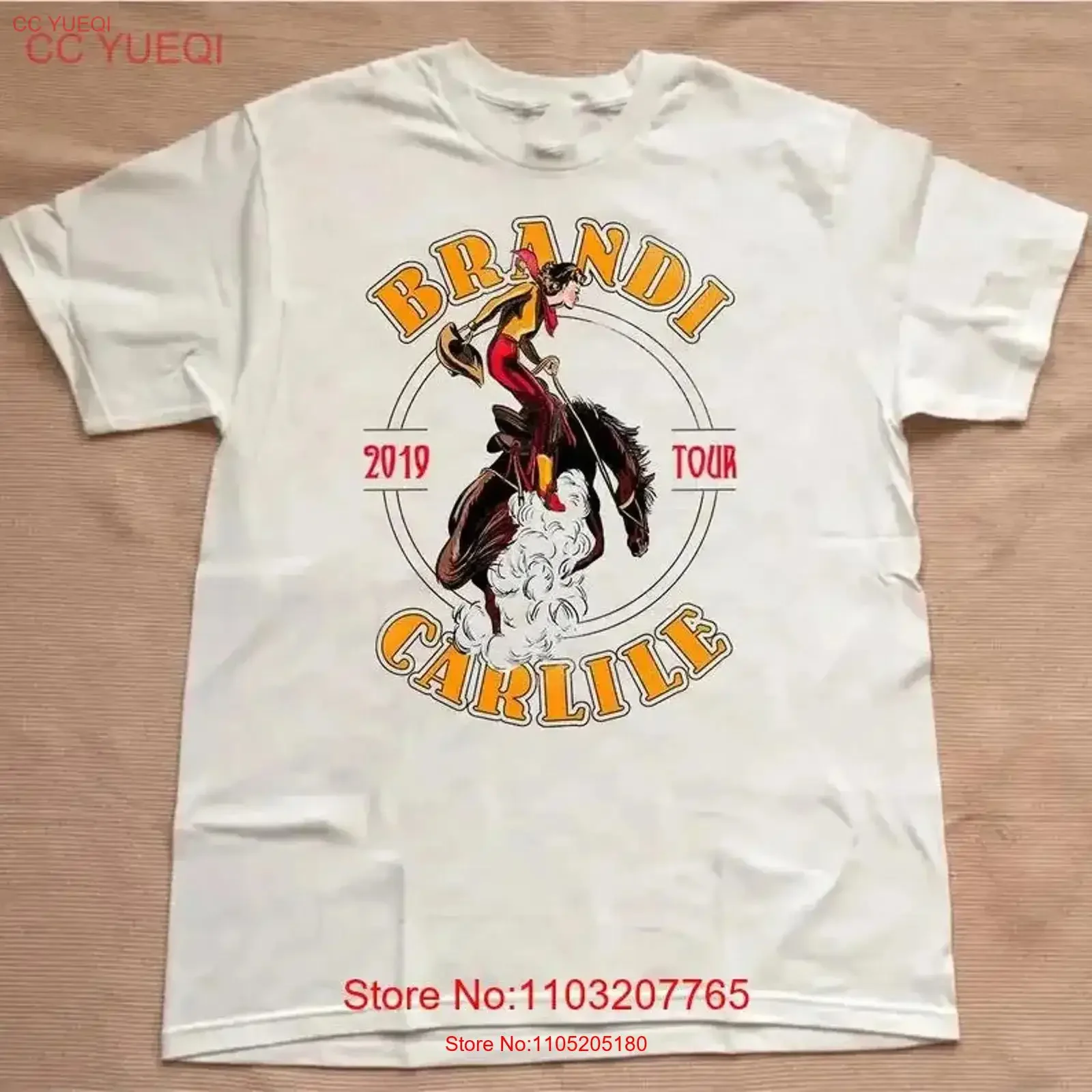Brandi Carlile Tour 2019 T Shirt vintage Washed Stretched Soft Slightly Casual Stylish graphic designer clothes Versatile homme