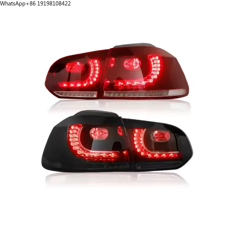 

YU GUANG for VW Golf 6 VI 2010 2012 Rear Lights Taillights Upgrade Car Accessories GTI Style Turn Singal Brake Lamp Rear Light