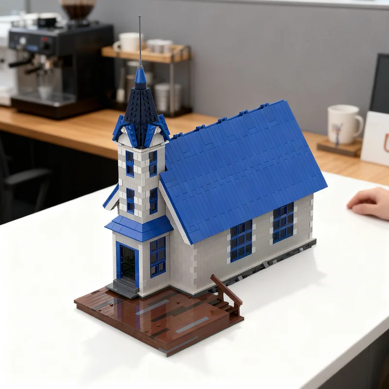

2701pcs MOC Stodvarfjordur Church B Universal Building Set Model Blocks Creative DIY Gift Display Decor Assemble Premium Adult