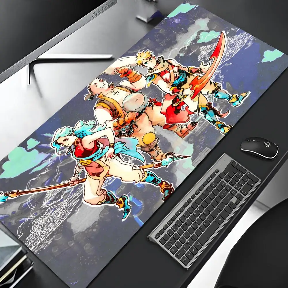 Sea of Stars Mouse Pad Cartoon Lockedge Large Gaming Pad Computer Gamer Keyboard Mat Desk Mousepad PC Desk Pad